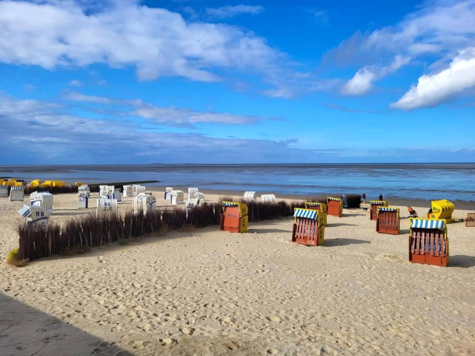Strandloft Cuxhaven Im Haus Frauenpreiss Sahlenburg - Strandnah - 2 Hunde Willkommen -Schwimmbad - Sauna - Direkt Am Wald - Dachterrasse Mit Blick Nach Neuwerk 外观 照片